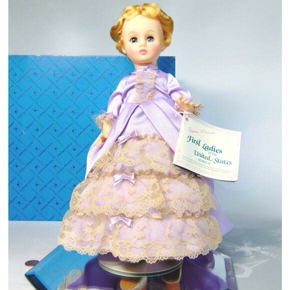BOXED 1985 Madame Alexander LUCRETIA GARFIELD 14" DOLL First Lady Of USA - Box - Picture 1 of 11